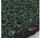 RUBBER SAFETY FLOORING ECO TILES (แผ่นยางกันกระแทก รุ่นเม็ด) GREEN SIZE 50x50x2.5CM WEIGHT 5KG 1Y.